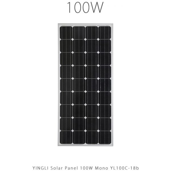 پنل خورشیدی 100 وات مونو کریستال YINGLI