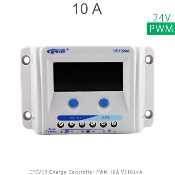 شارژ کنترلر 10 آمپر VS ولتاژ 24 مدل VS1024A برند EPEVER در فروشگاه خورشیدی هورآیش
