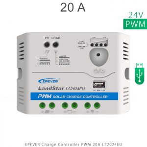 شارژ کنترلر 20 آمپر 24 ولت سری LS مدل LS2024EU برند EPEVER
