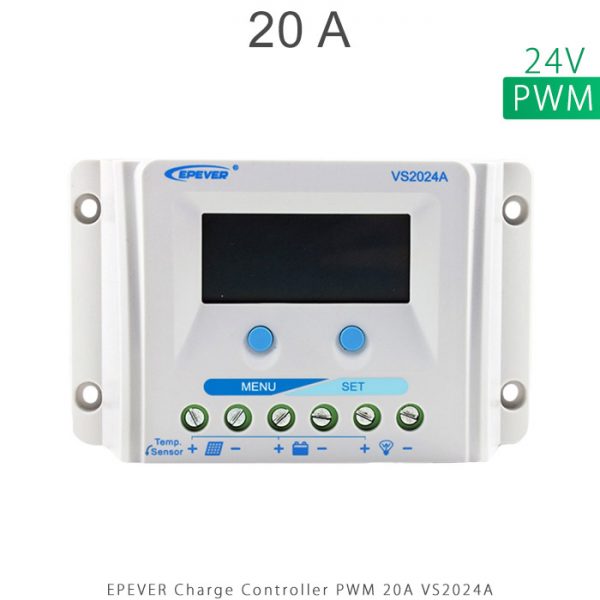 شارژ کنترلر 20 آمپر VS ولتاژ 24 مدل VS2024A برند EPEVER در فروشگاه خورشیدی هورآیش