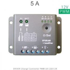شارژ کنترلر 5 آمپر LS ولتاژ 12 سری LS مدل LS0512R برند EPEVER
