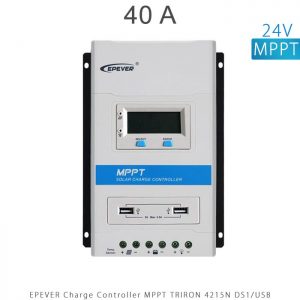 شارژ کنترلر 40 آمپر MPPT سری TRIRON برند EPEVER مدل TRIRON 4215N DS1 USB در فروشگاه انرژی خورشیدی هورآیش