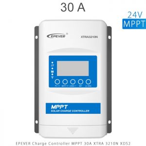 شارژ کنترلر 30 آمپر MPPT سری XTRA برند EPEVER مدل XRTA3210 با نمایشگر XDS2 در فروشگاه آنلاین انرژی خورشیدی هورآیش