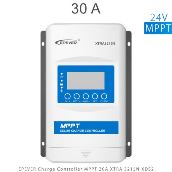 شارژ کنترلر 30 آمپر MPPT سری XTRA برند EPEVER مدل XRTA3215 با نمایشگر XDS2 در فروشگاه آنلاین انرژی خورشیدی هورآیش