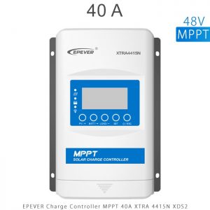 شارژ کنترلر 40 آمپر MPPT سری XTRA برند EPEVER مدل XRTA4415 با نمایشگر XDS2 در فروشگاه آنلاین انرژی خورشیدی هورآیش