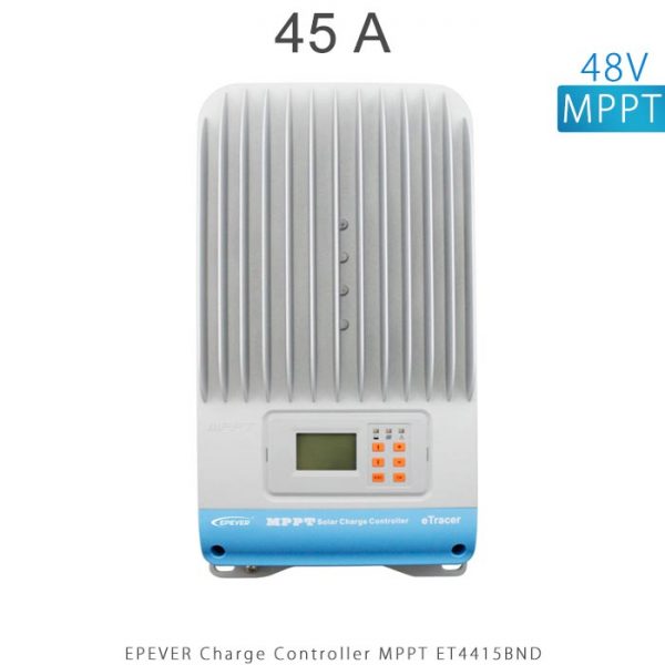 شارژ کنترلر 45 آمپر MPPT مدل ET4415BND برند EPEVER ولتاژ ورودی باتری 12/24/36/48 ولت اتومات در فروشگاه خورشیدی هورآیش