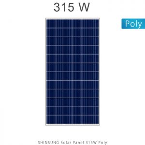پنل خورشیدی 315 وات پلی کریستال برند شین سانگ SHINSUNG کره جنوبی در فروشگاه انرژی خورشیدی هورآیش