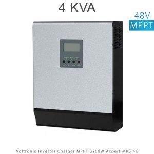 اینورتر شارژر 4 کیلو برند VOLTRONIC تکنولوژی تمام سینوسی MPPT مدل Axpert MKS 4K در فروشگاه انرژی خورشیدی هورآیش