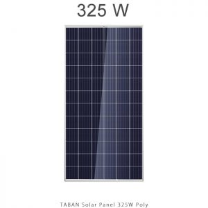 پنل خورشیدی تابان 325 وات پلی کریستال