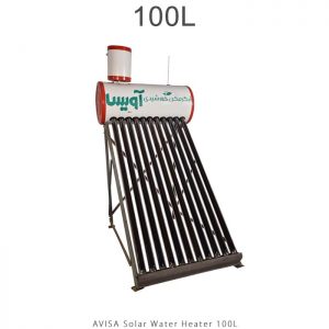 آبگرمکن خورشیدی 100 لیتر ساده مدل فلوتردار برند آویسا در فروشگاه انرژی خورشیدی هورآیش