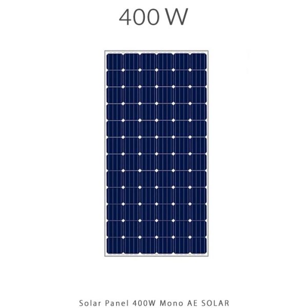 پنل خورشیدی 400 وات مونو کریستال برند AESOLAR